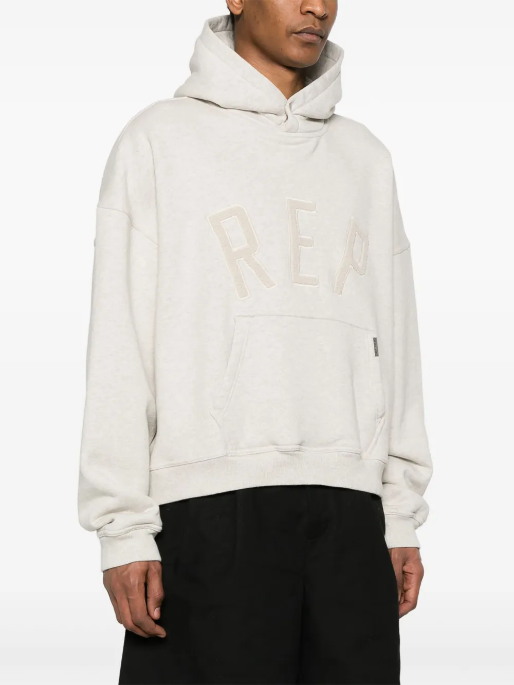 Represent Rep Appliqué hoodie Beige