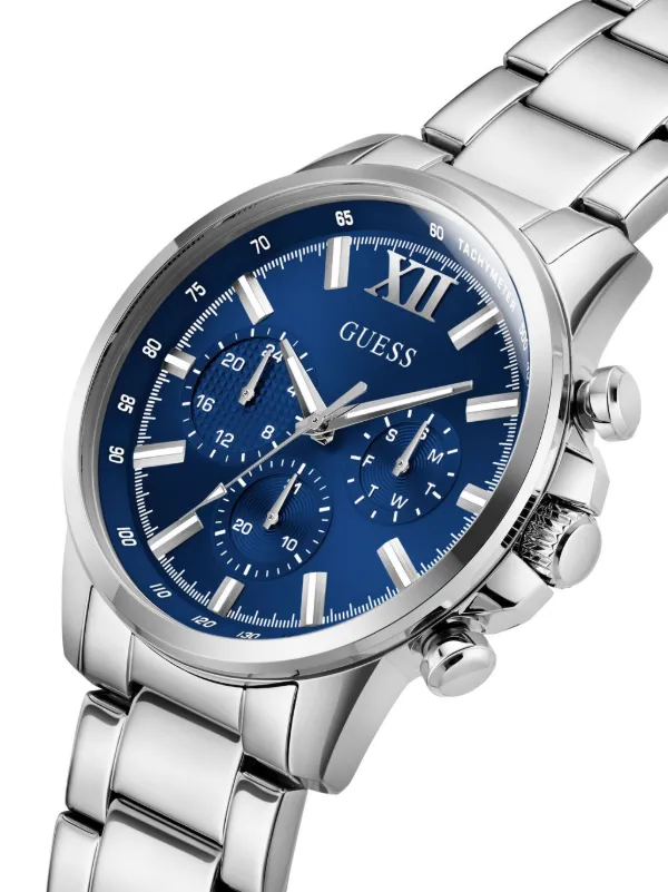 GUESS USA Multifunction 44mm Watch | Blue | FARFETCH