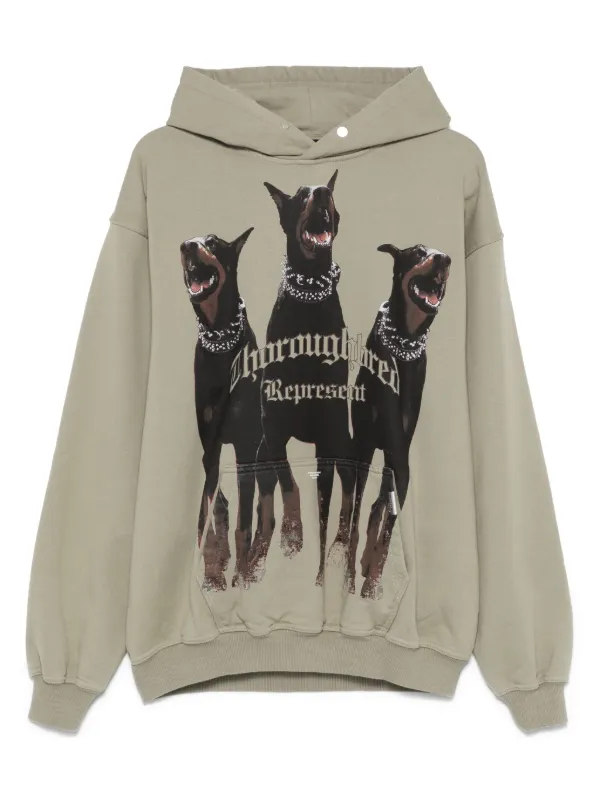 関税送料込【REPRESENT】Thoroughbred パーカー Represent Thoroughbred パーカー | ブラック | FARFETCH JP