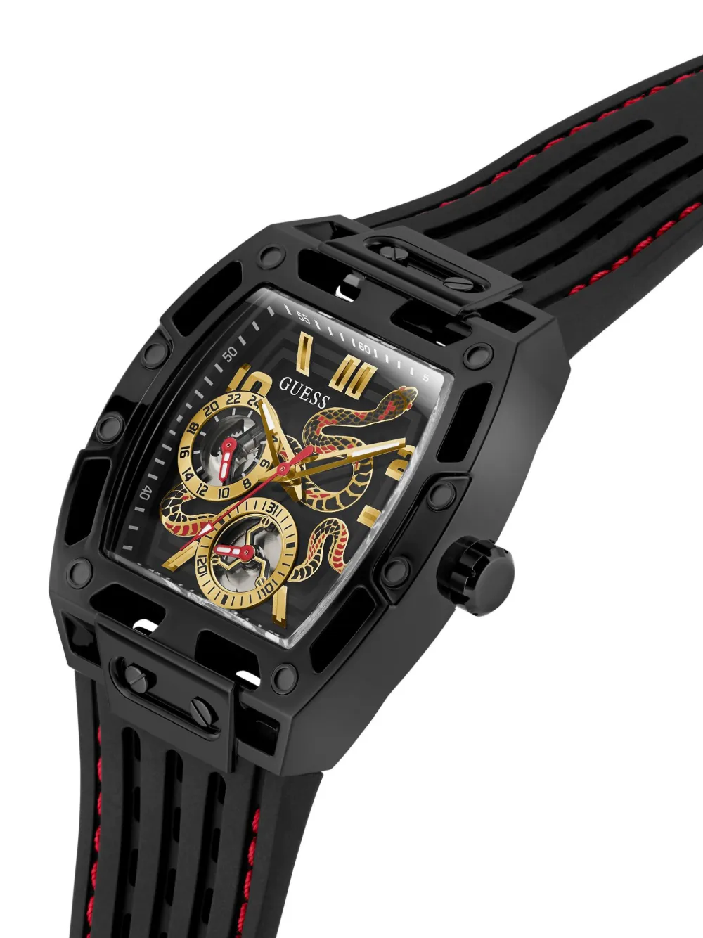 GUESS USA Analoog horloge 42 mm - Zwart