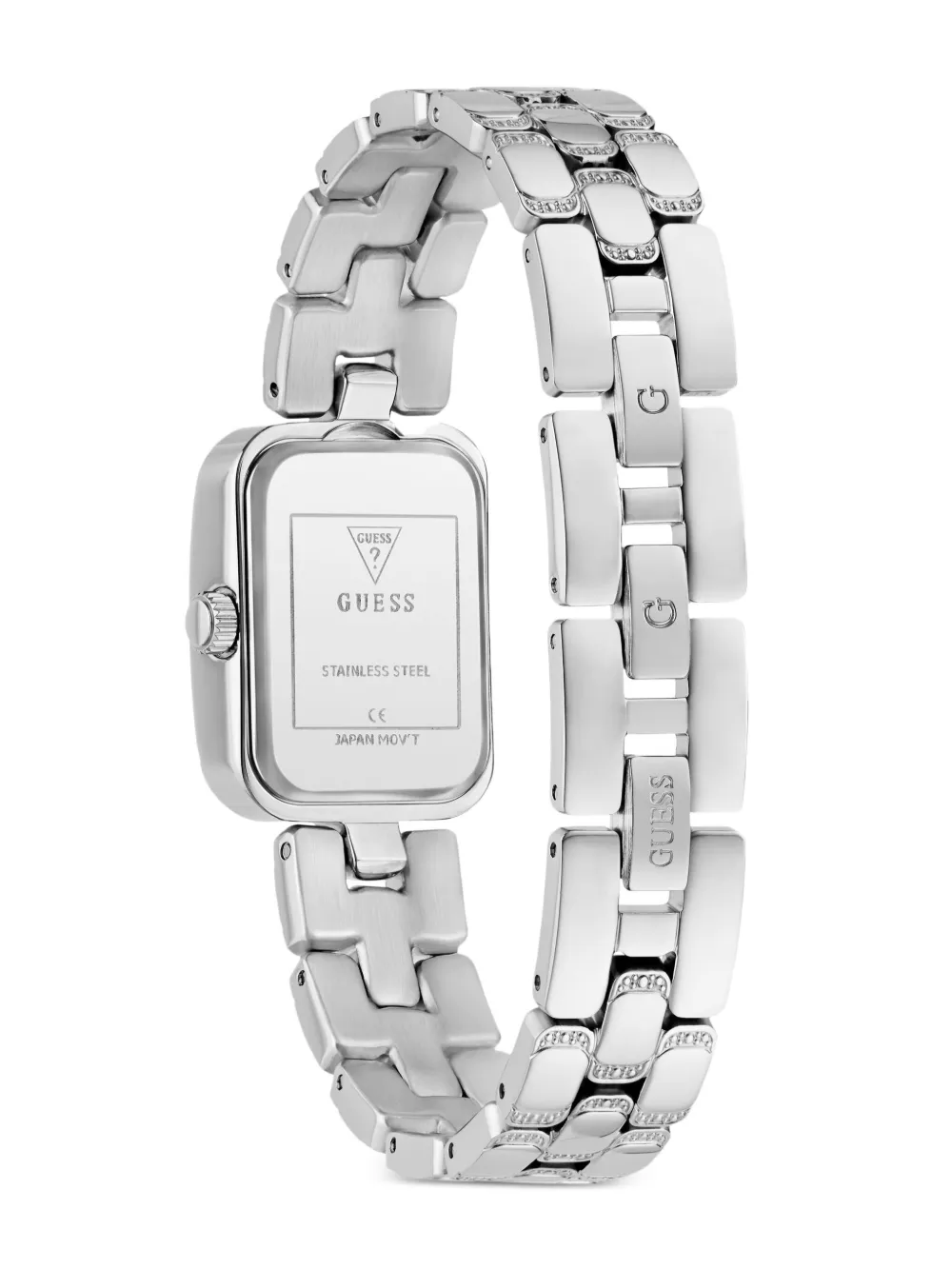 Montre Femme GUESS Argent Acier Inoxydable - Cadran Bleu - Mouvement Quartz - Livraison USA Gratuite