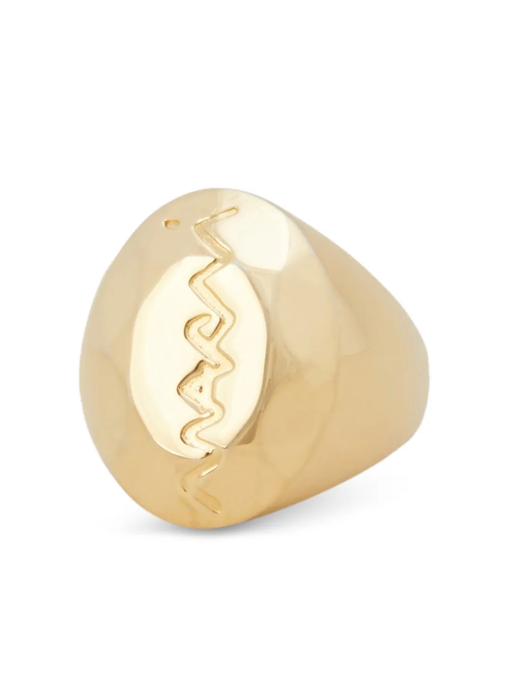 Marni anillo con logo en relieve | dorado | Image 1