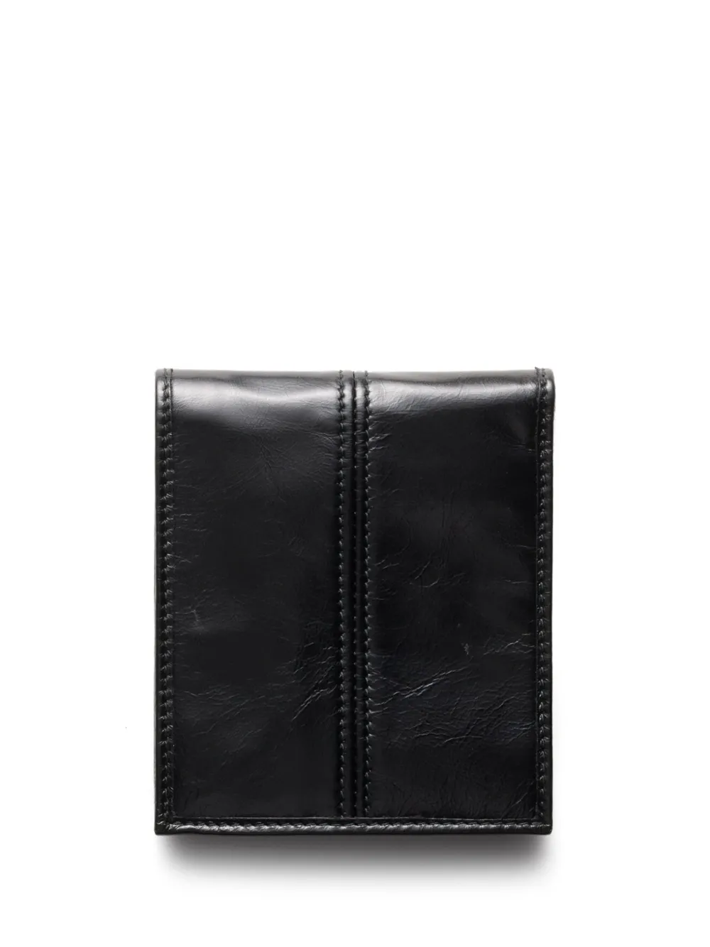 Prada Leren portemonnee Zwart