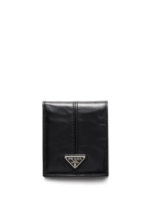 Prada portefeuille en cuir - Noir - Prada - Modalova