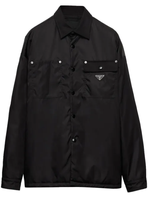 Prada chemise Re-Nylon - Noir - Prada - Modalova