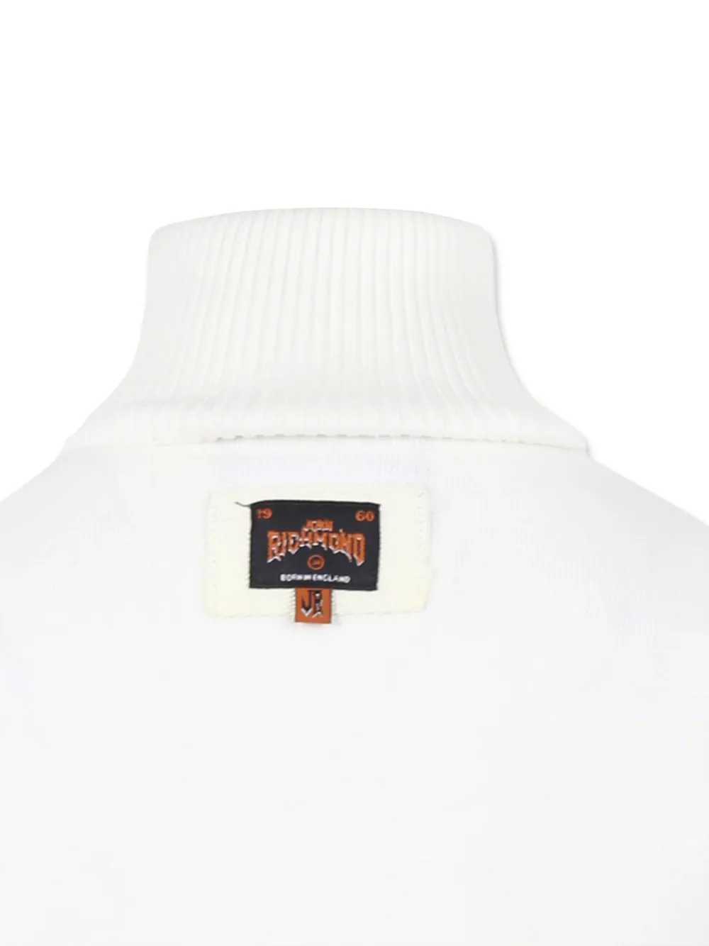 John Richmond Junior Trui met logo jacquard Wit