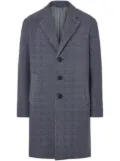 Circolo 1901 check-pattern single-breasted coat - Blue