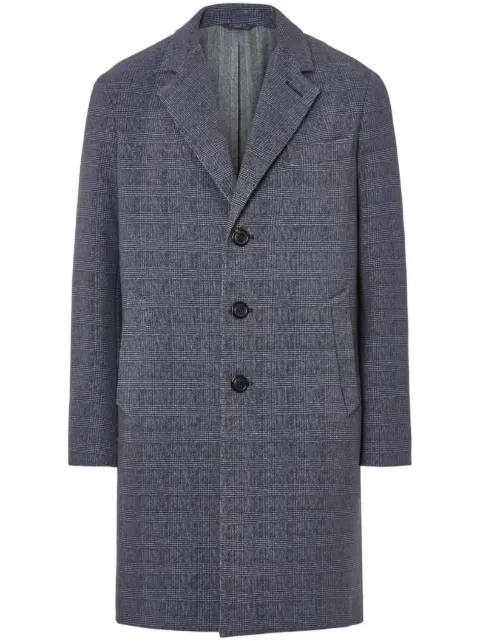 Circolo 1901 check-pattern single-breasted coat 
