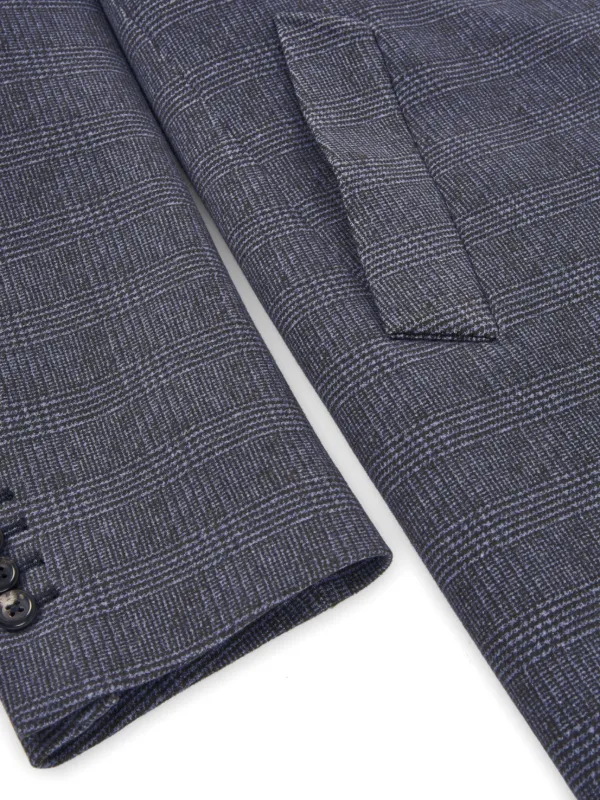Circolo 1901 チェック シングルコート | ブルー | FARFETCH JP