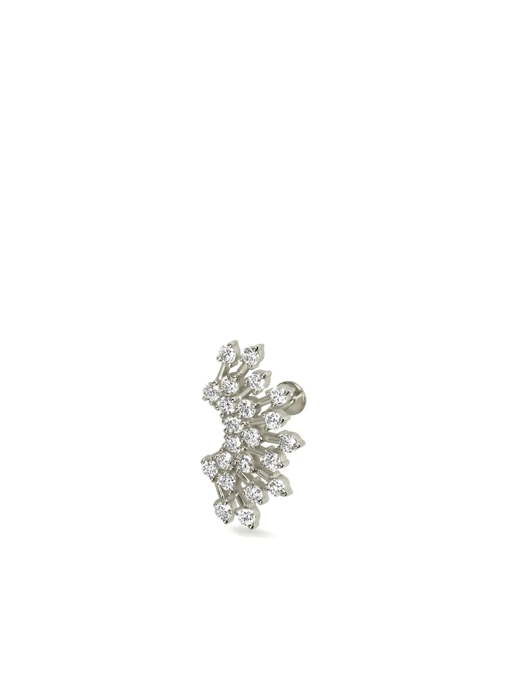 Lark & Berry 14K white gold The Hollywood Glamour diamond earrings | Image 2