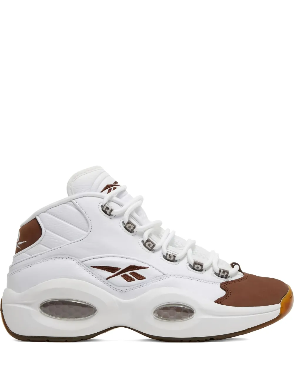 Reebok Question Mid "Mocha Toe" trainers - Bianco