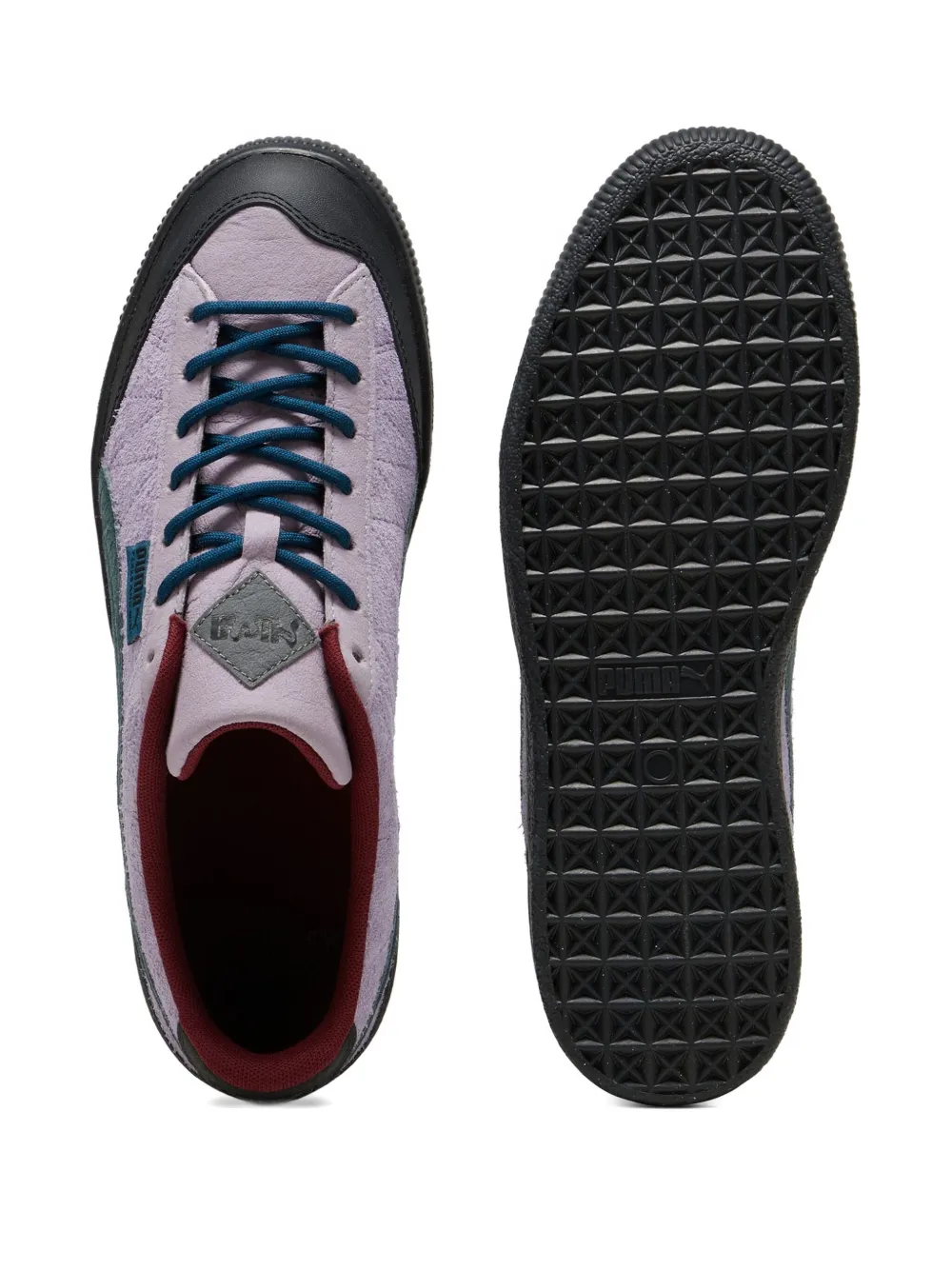 PUMA Clyde "Lavender Shock Ocean Tropic" sneakers Purple