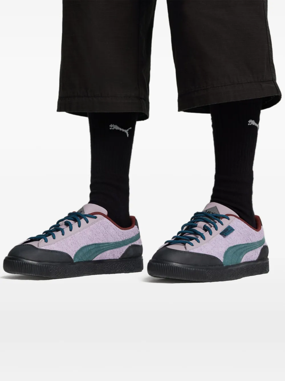PUMA Clyde "Lavender Shock Ocean Tropic" sneakers Purple