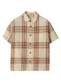 Burberry Kids checked shirt - Neutrals