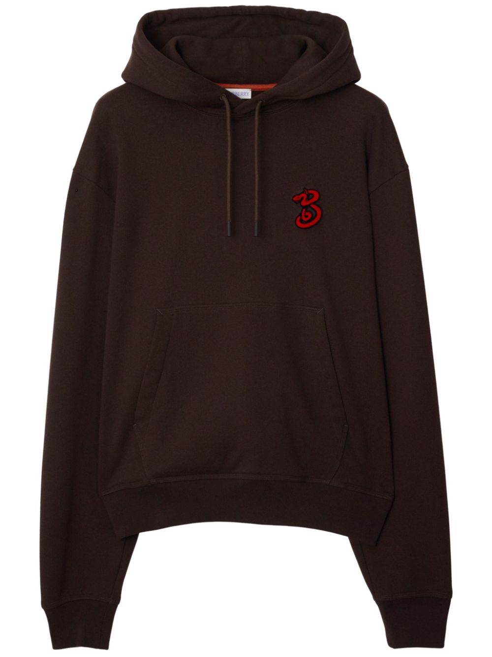 B Snake cotton hoodie