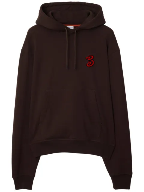 Burberry B Snake cotton hoodie