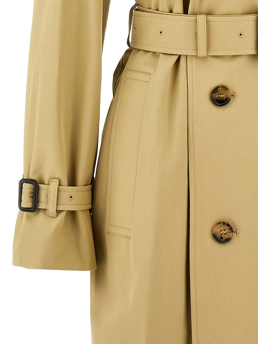 Burberry Long Castleford Trench Coat in Neutrals, view 4