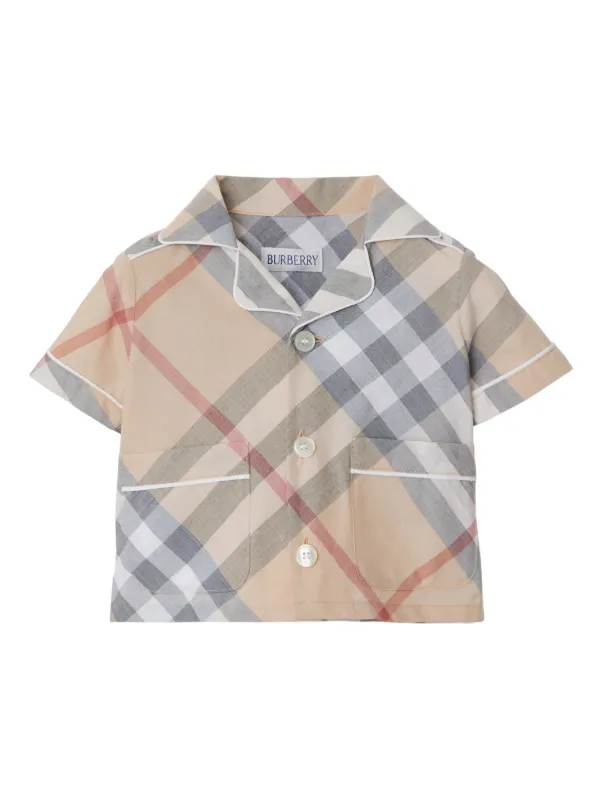 バーバリー　キッズ　セット バーバリーブランドキッズセットアップ 子供服 半袖 tシャツ 半