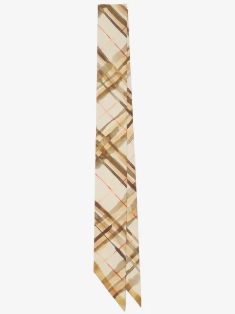 Burberry reversible checked scarf