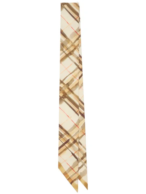 Écharpe réversible à carreaux - Burberry - Modalova