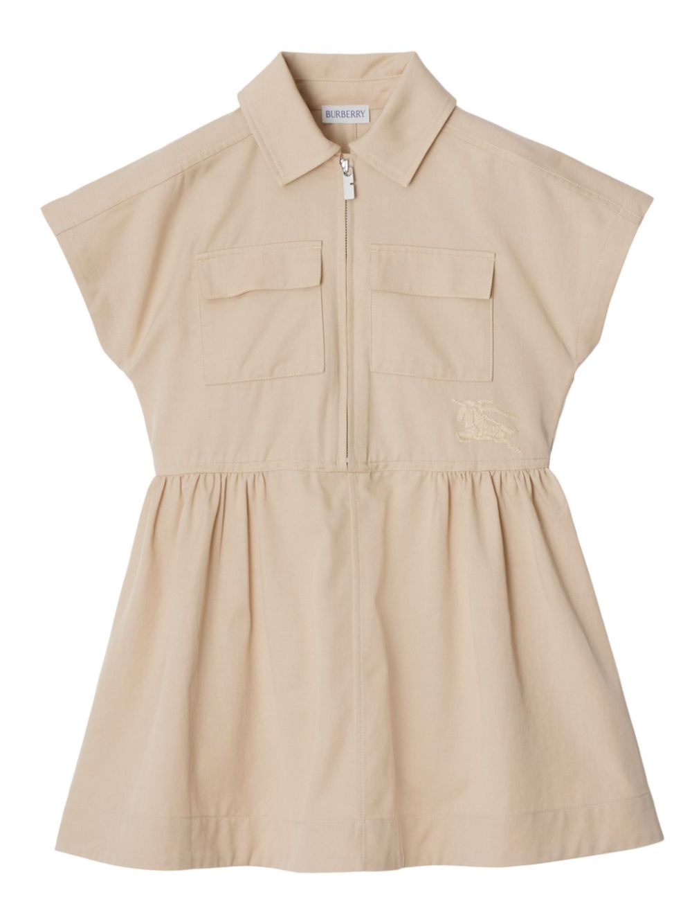 Burberry Kids cotton dress - Neutrals