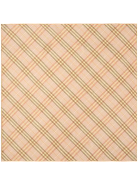 Burberry Check silk scarf Men