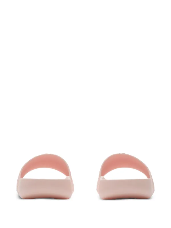 サンダル・ミュール Burberry Dive Check Sandals - Burberry - Synthetic - Pink Dive Check Sandals - Burberry - Synthetic - Pink