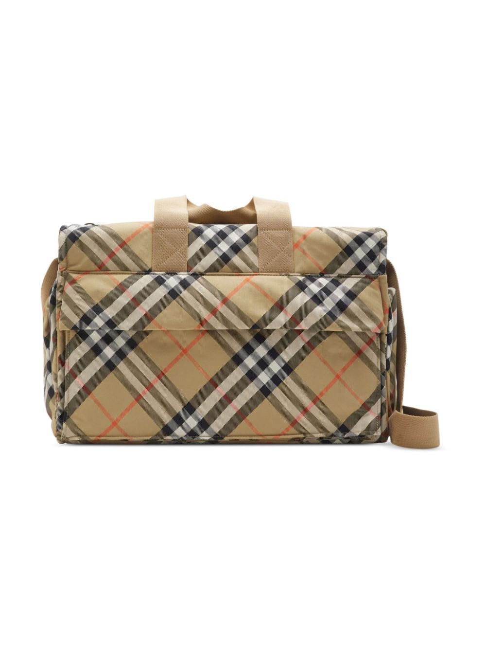 Burberry Checked Changing Bag In Neutrals