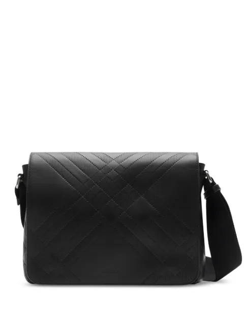 Burberry Check messenger bag Men