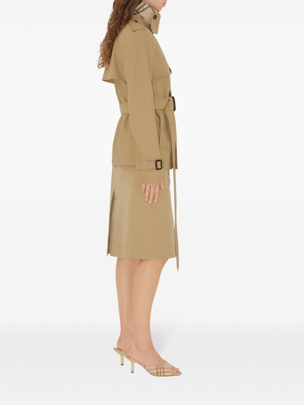 Burberry cotton-blend trench coat Women