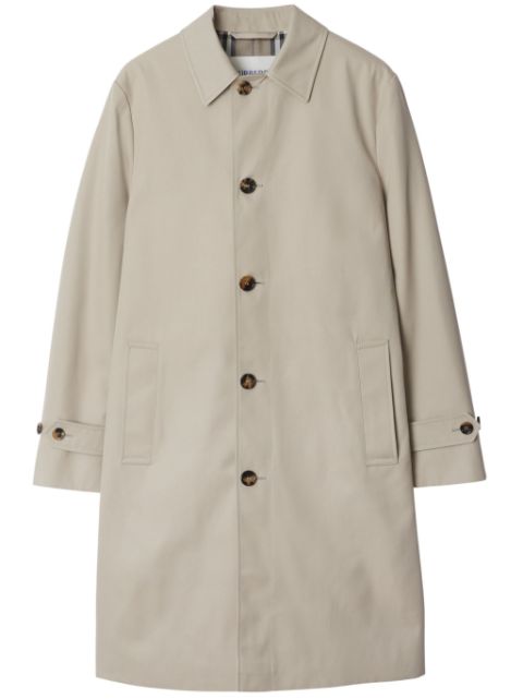 Burberry cotton-blend coat Men