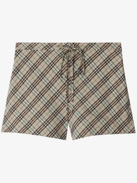 Burberry check shorts 