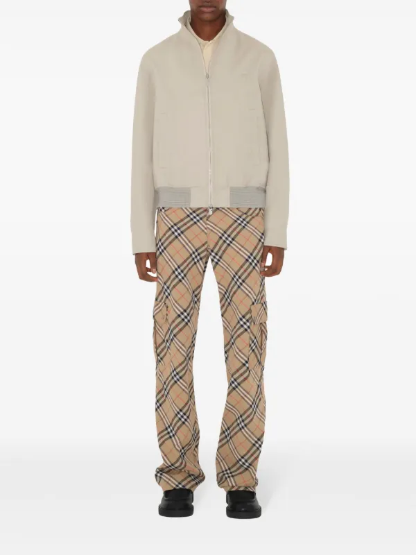 Burberry チェック カーゴパンツ | ニュートラル | FARFETCH JP