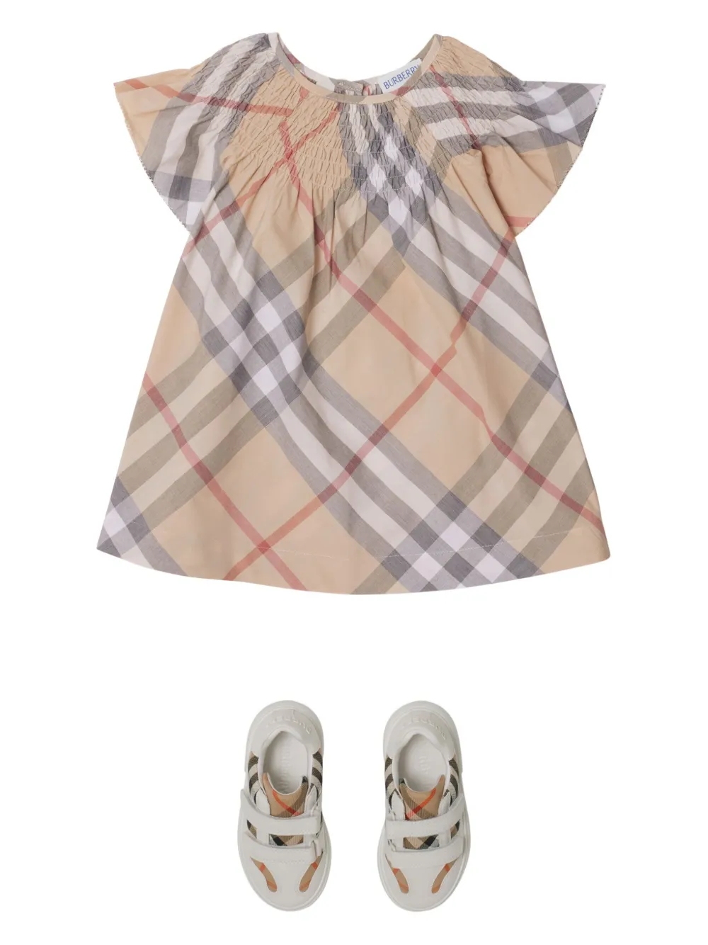 BURBERRY CHECK COTTON DRESS