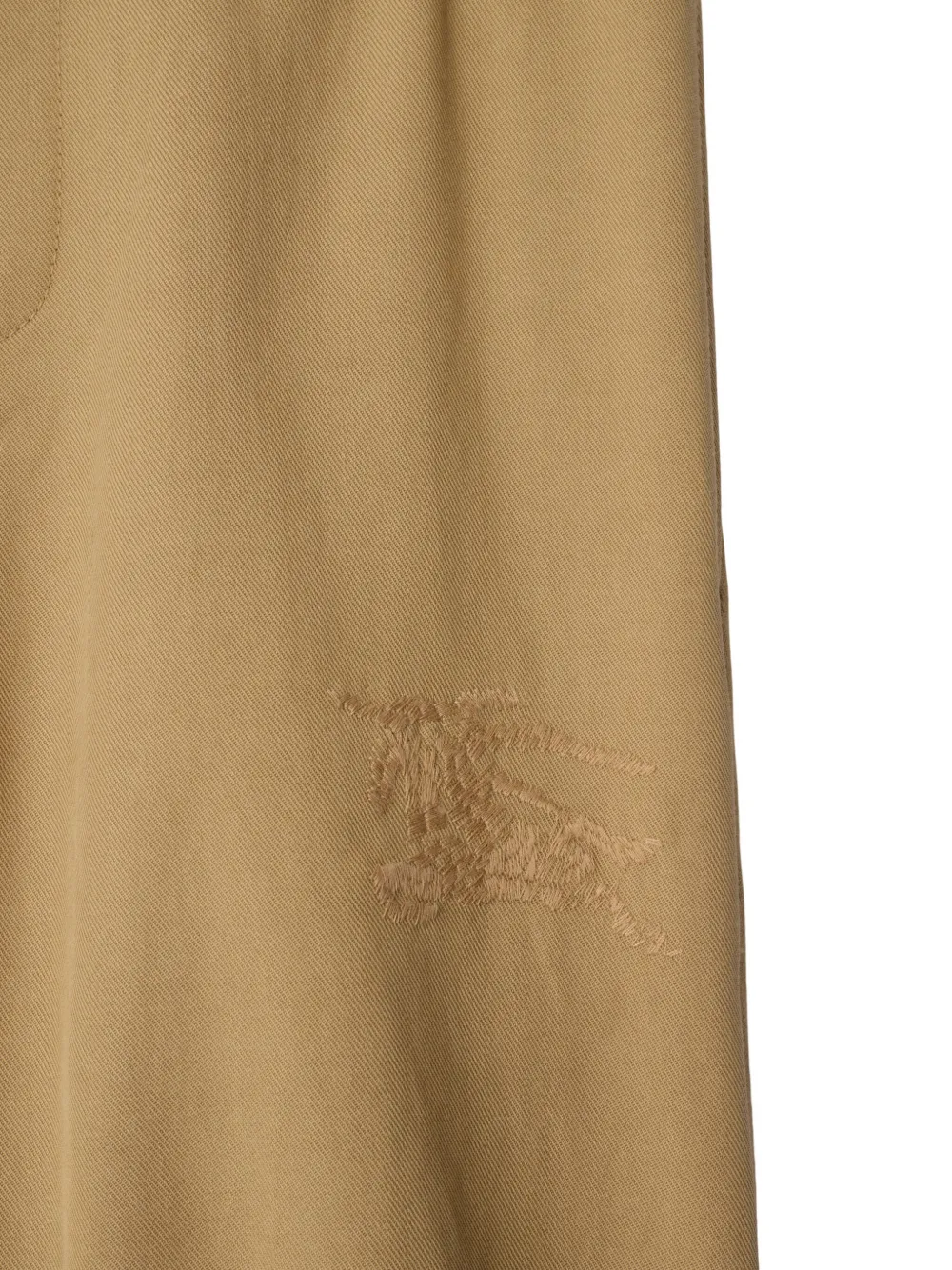 Burberry Kids Broek met logo Beige