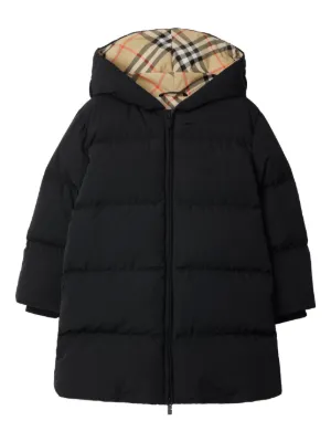 バーバリーブリットダウンジャケットキッズ￼ Burberry Kids（バーバリー・キッズ）ダウンコート - FARFETCH