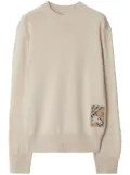 Burberry checked wool jumper - Neutrals