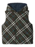 Burberry Kids Vintage Check reversible gilet - Blue