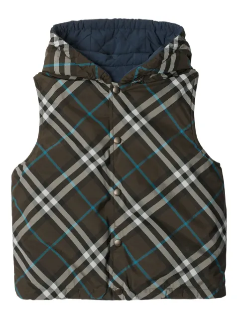 Burberry Kids Vintage Check reversible gilet 