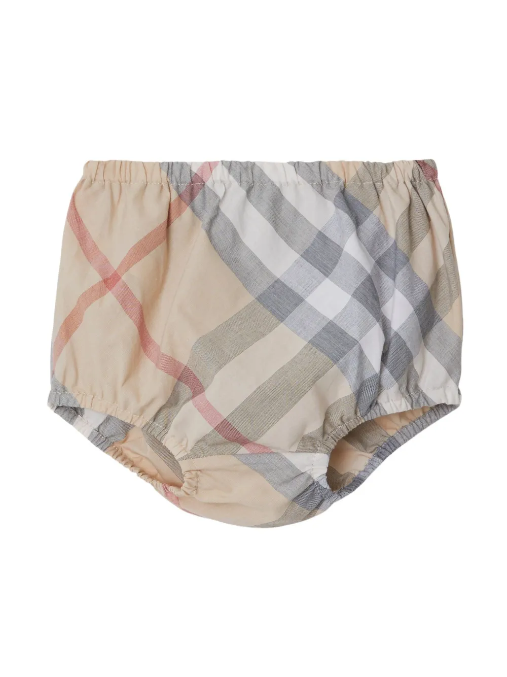 Burberry Kids Jurk met geruite afwerking Wit