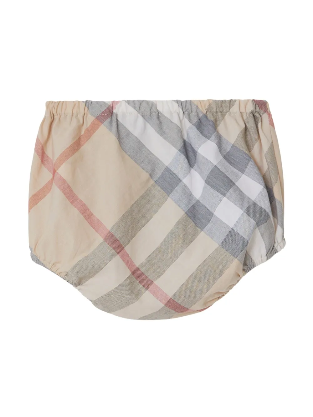 Burberry Kids Jurk met geruite afwerking Wit