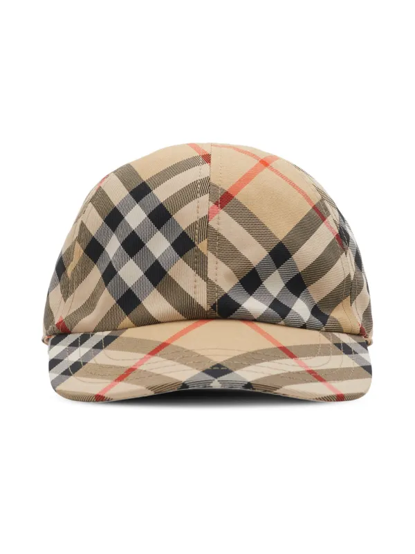 ハット BURBERRY CHECK BASEBALL HAT 26832157_56787370_600.jpg