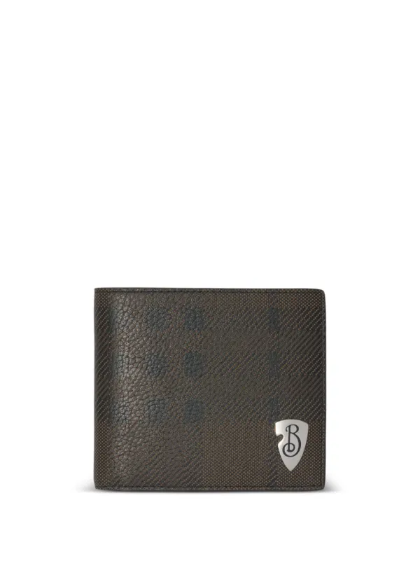 Burberry B-Shield bi-fold Wallet Brown FARFETCH PH