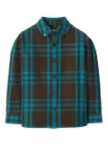 Burberry Kids checked shirt - Brown
