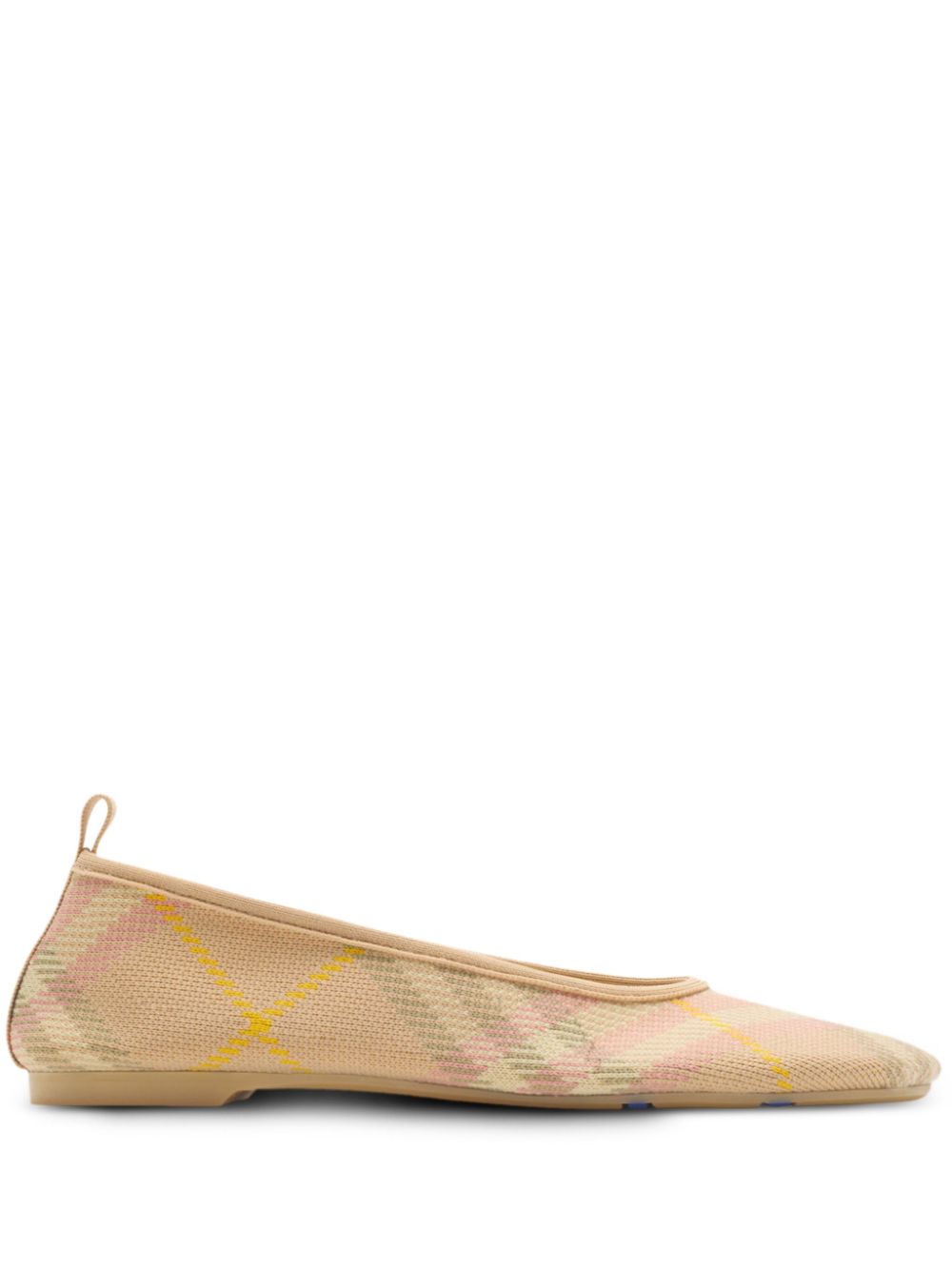 Burberry Flats Con Motivo De Cuadros Neutro FARFETCH MX