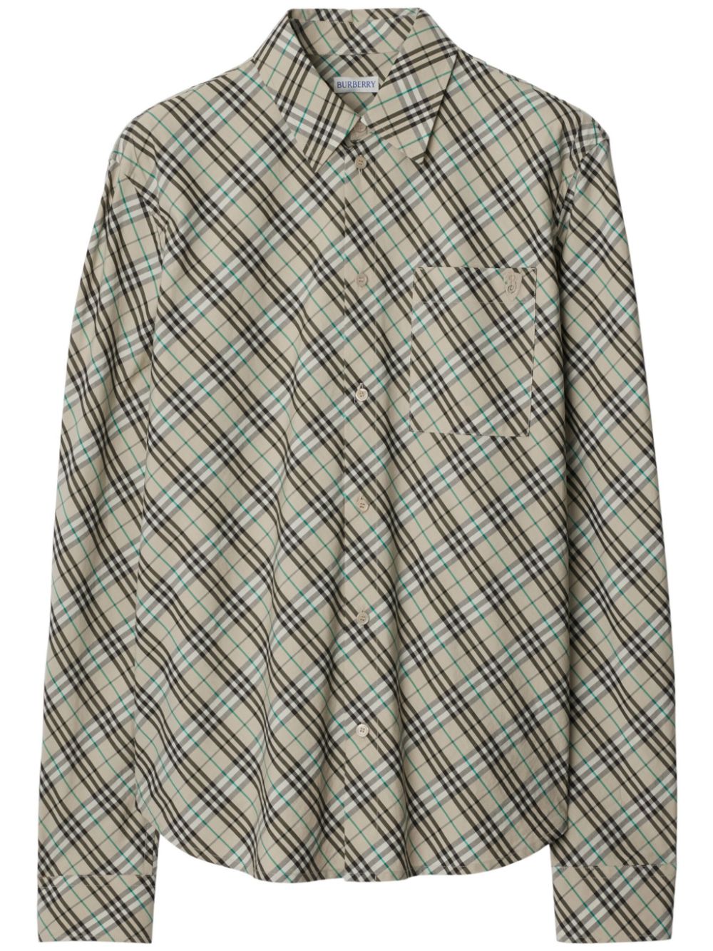 Check-pattern shirt