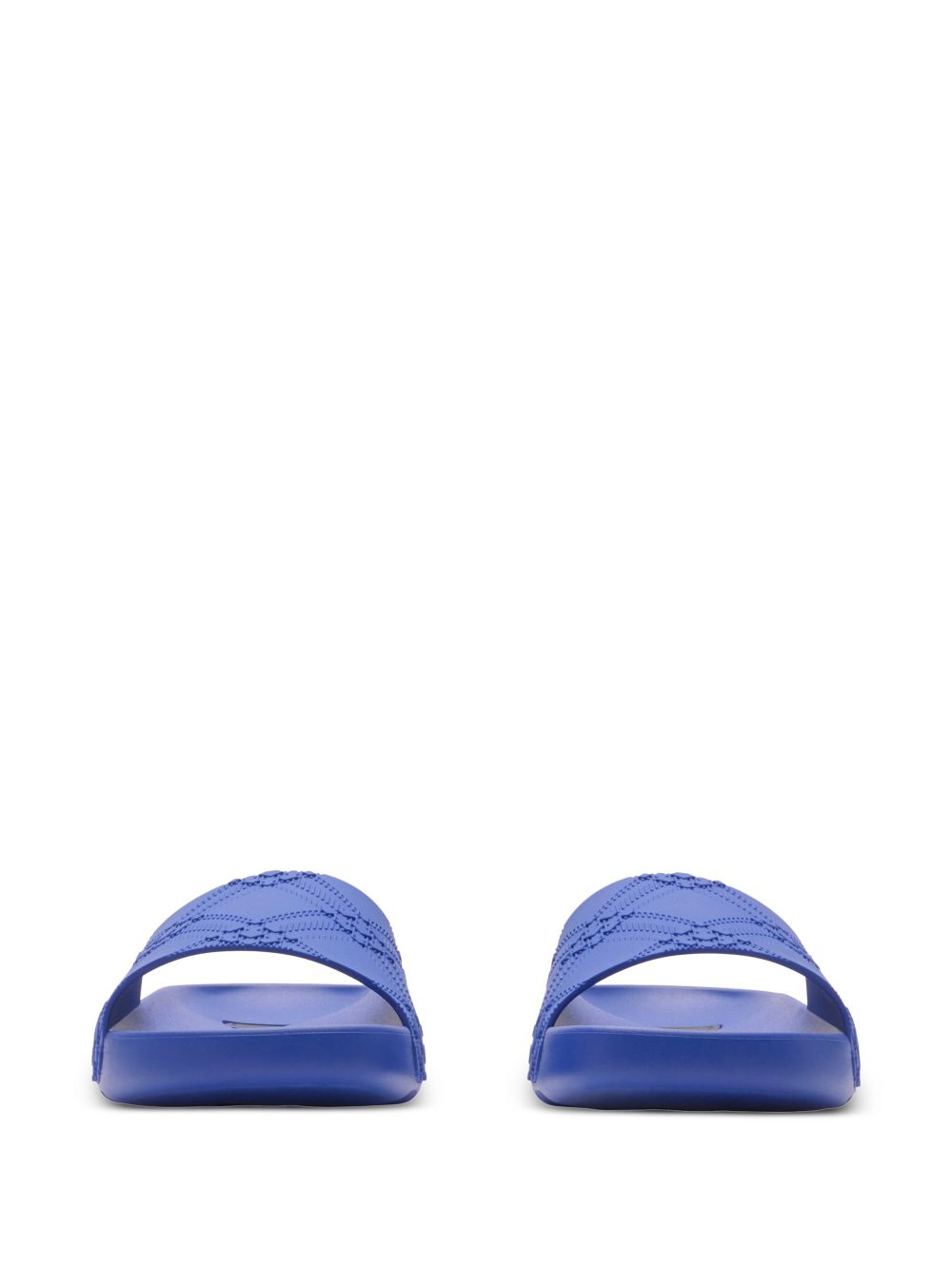 Burberry Geruite slippers Blauw