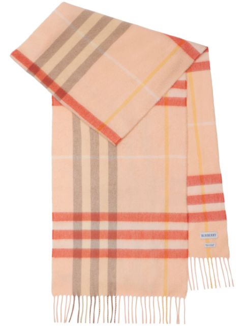 Burberry Check cashmere scarf Men