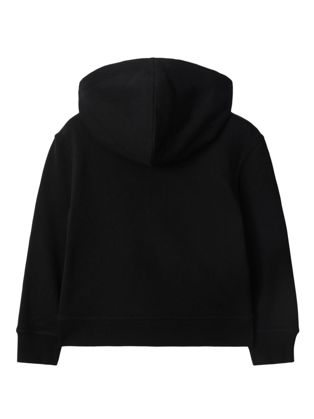 Burberry Kids Geruite hoodie - Zwart