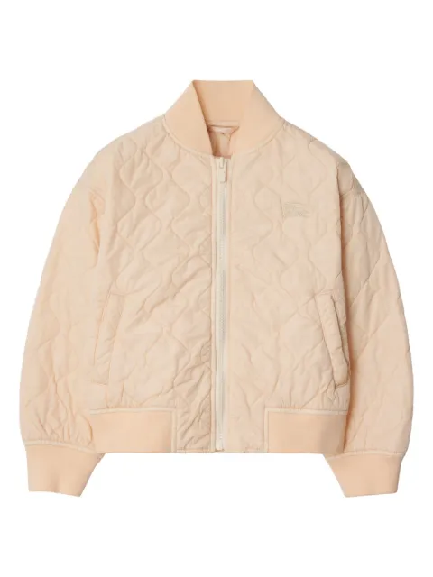 Burberry Kids quilted bomber jacket